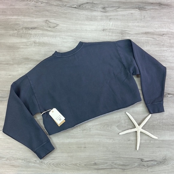 🔆BILLABONG🔆 Hey Gday Cropped Crewneck Sweatshirt - Picture 12 of 12